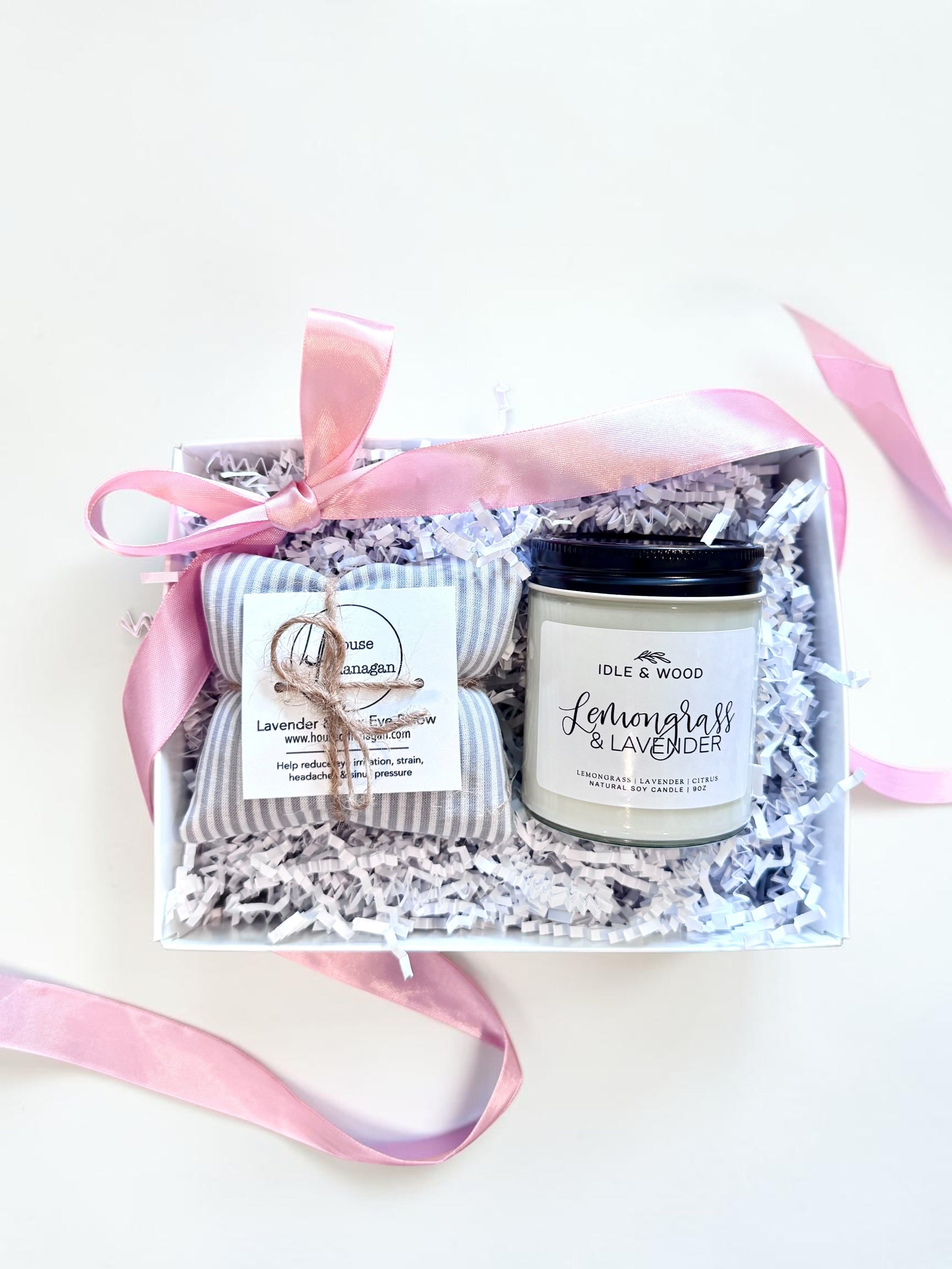 EYE PILLOW & CANDLE SET
