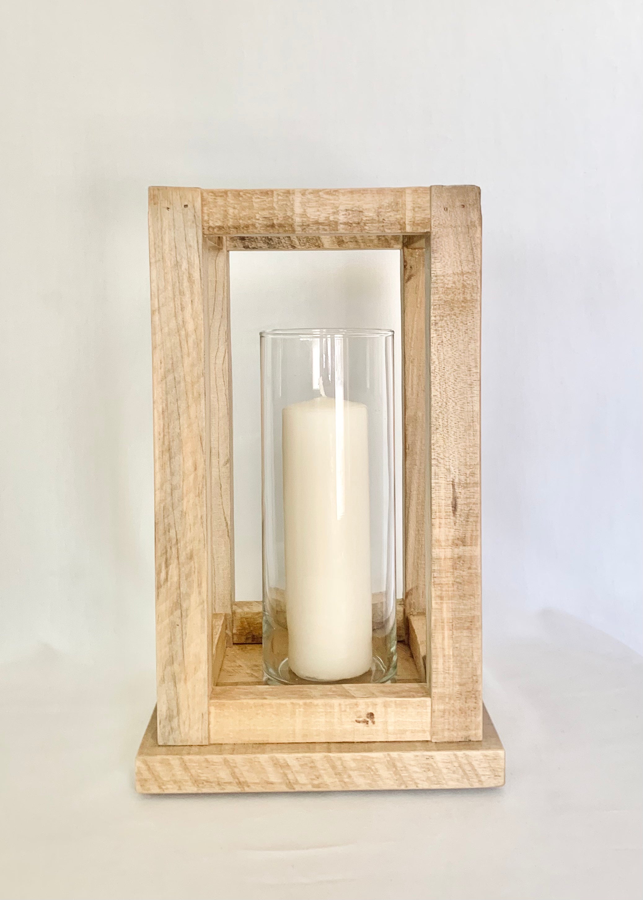 WOODEN LANTERN - Idle & Wood Candle Co.